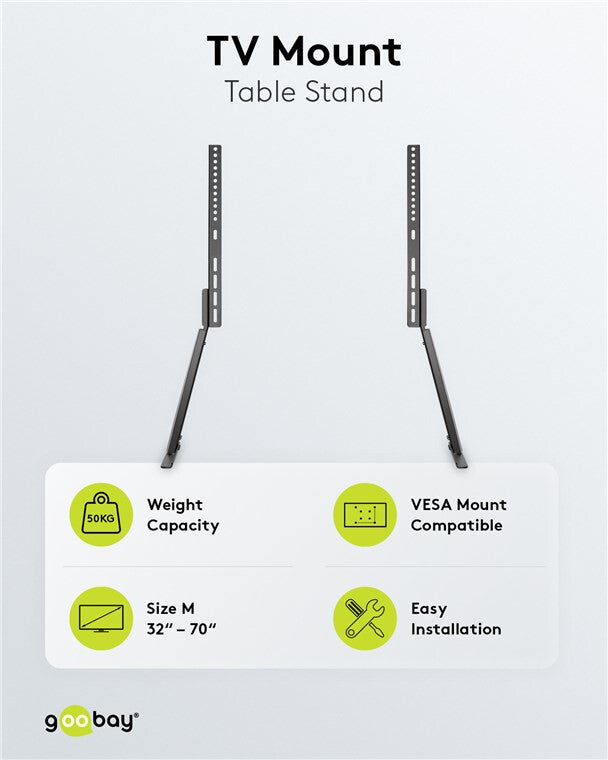 Goobay 58525 TV mount/stand 177.8 cm (70") Black