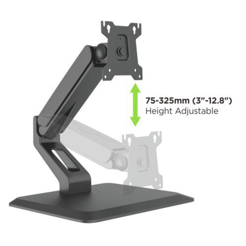 Techly ICA-LCD 35TS monitor mount / stand 81.3 cm (32") Desk Black