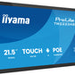 iiyama TW2223AS-B3P Signage Display Interactive flat panel 54.6 cm (21.5") Wi-Fi 450 cd/m² Full HD Black Touchscreen Built-in processor Android 24/7