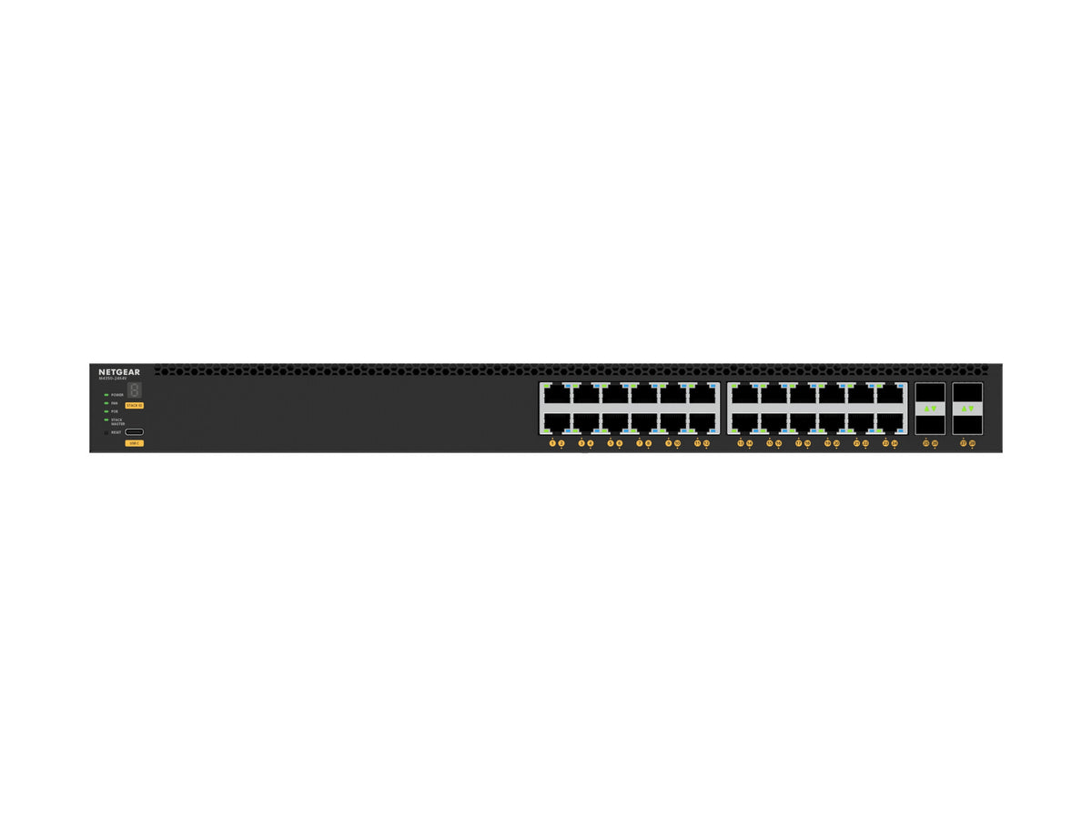 NETGEAR XSM4328CV Managed L3 10G Ethernet (100/1000/10000) Power over Ethernet (PoE) 1U Black