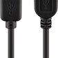 Goobay USB 2.0 Hi-Speed Extension Cable, black, 1.8m