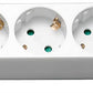 Goobay 6-Way Power Strip, 3 m, White