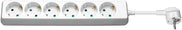 Goobay 6-Way Power Strip, 3 m, White