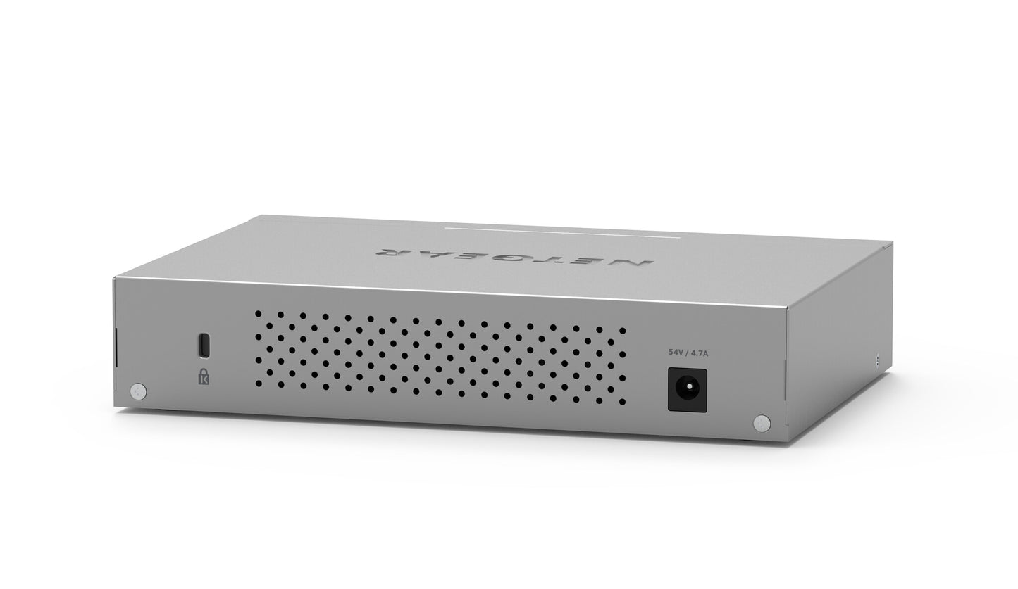 NETGEAR MS108EUP Managed L2/L3 2.5G Ethernet (100/1000/2500) Power over Ethernet (PoE) Grey