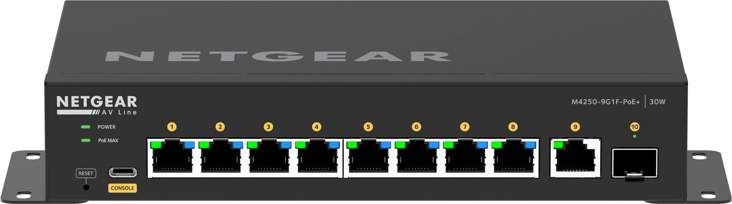 Netgear 8x1G PoE+ 110W 1x1G and 1xSFP Managed Switch