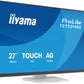iiyama ProLite T2752MSC-W1AG computer monitor 68.6 cm (27") 1920 x 1080 pixels Full HD LCD Touchscreen White