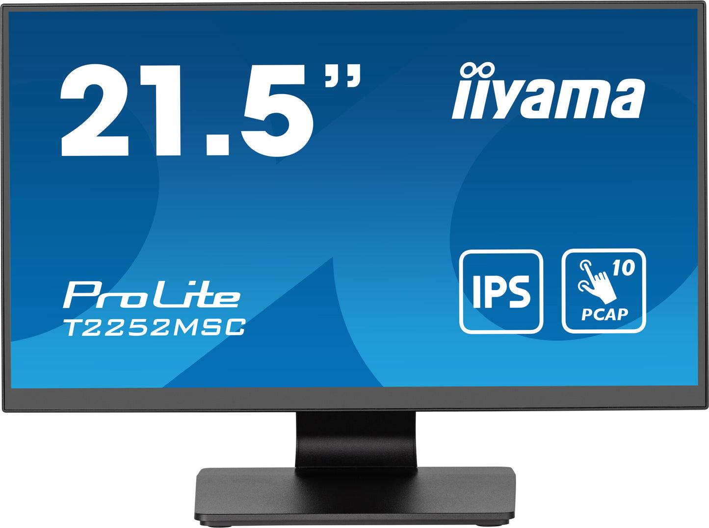 21,5" IPS Optical Bonded PCAP, 10P Touch with Anti-Finger print coating, 1920x1080, Flat Bezel Free