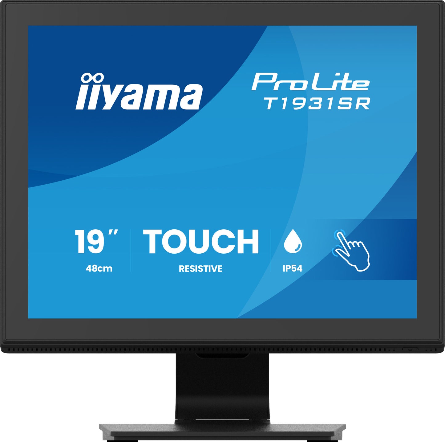 iiyama ProLite T1931SR-B2S computer monitor 48.3 cm (19") 1280 x 1024 pixels SXGA LCD Touchscreen Table Black