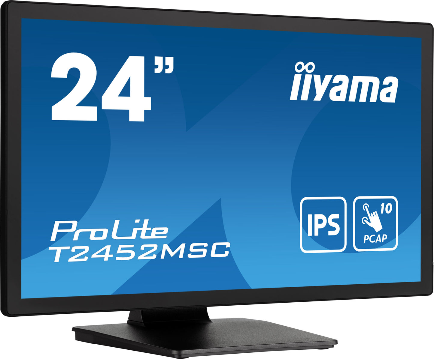 24" IPS Optical Bonded PCAP, 10P Touch with Anti-Finger print coating, 1920x1080, Flat Bezel Free Gl