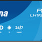 iiyama LH9252UWS-B1AG Signage Display Kiosk design 2.34 m (92") LCD Wi-Fi 500 cd/m² UltraWide 5K HD Black Built-in processor Android 24/7