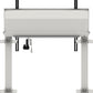 iiyama MD-WLIFT2031-W1 monitor mount / stand 2.67 m (105") Floor White