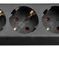 Goobay 6-Way Power Strip, 3 m, black