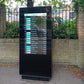 OT43E4 43" Freestanding Outdoor Digital Poster, 24/7, 2,500 cd/m²
