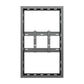 Multibrackets M Pro Series - Enclosure 43" Wall Small Black