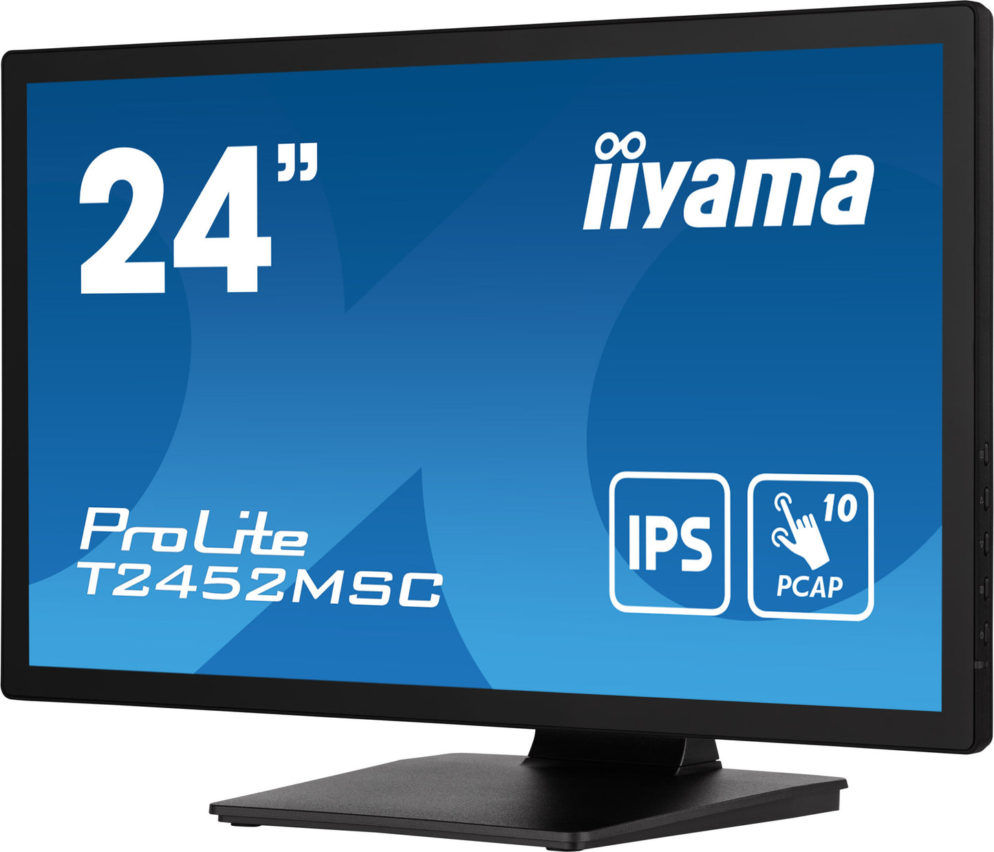24" IPS Optical Bonded PCAP, 10P Touch with Anti-Finger print coating, 1920x1080, Flat Bezel Free Gl
