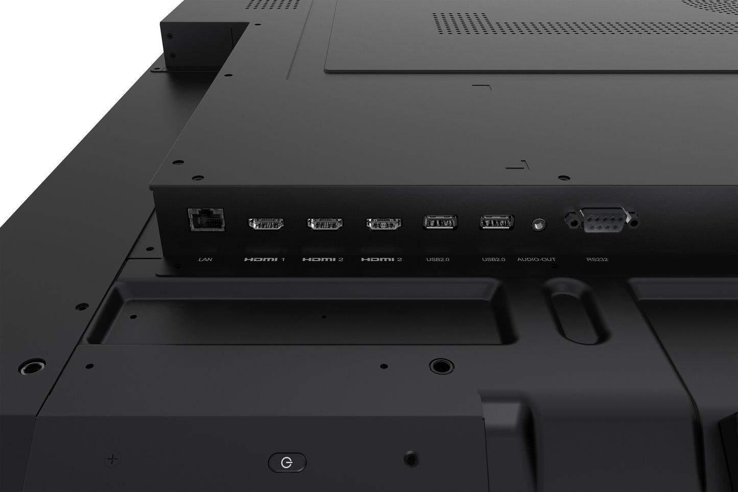 86" 3840x2160, UHD IPS panel, Haze 25% 500cd/m², Landscape and Portrait, Speakers 2x 10W, 3x HDMI, U