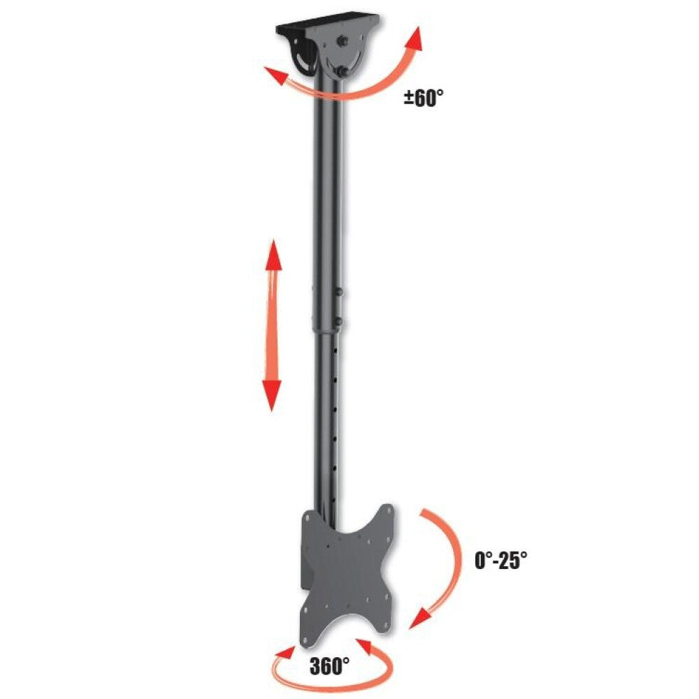 Ceiling mount for 23"-43" VESA200