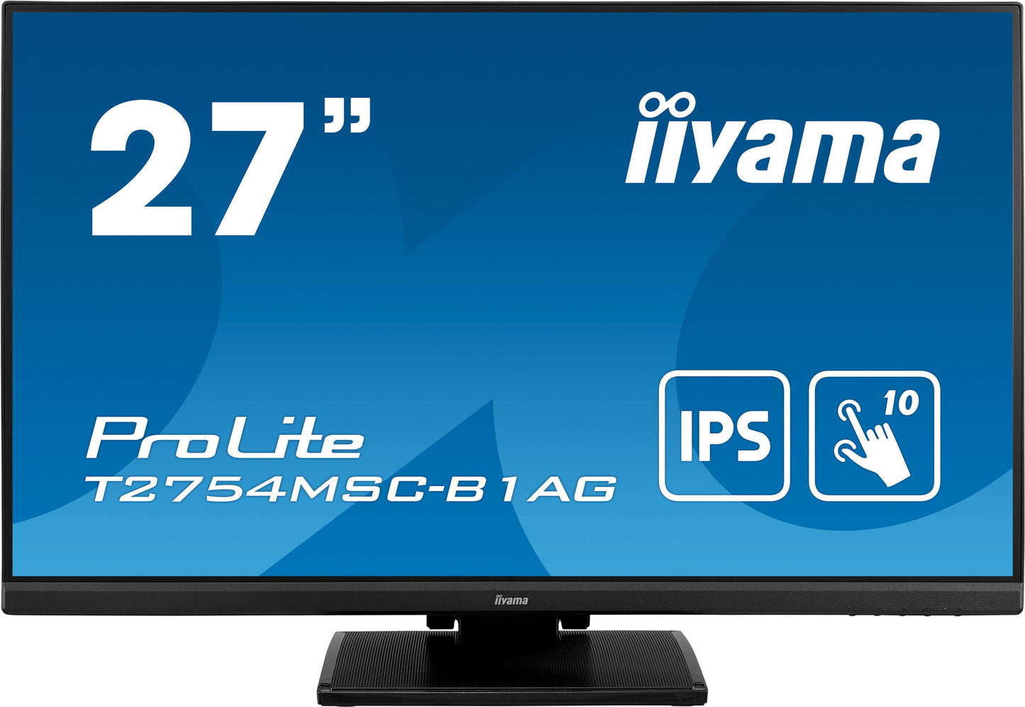 27" InCell PCAP 10P Touch, Anti Glare 25% Haze, 1920x1080, IPS-panel, Slim Bezel, Speakers, VGA, HDM