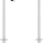 iiyama MD-WLIFT2031-W1 monitor mount / stand 2.67 m (105") Floor White