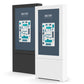 Chief ImpactTM Floor Mounted Back-to-Back Kiosk, Portrait 55" Black