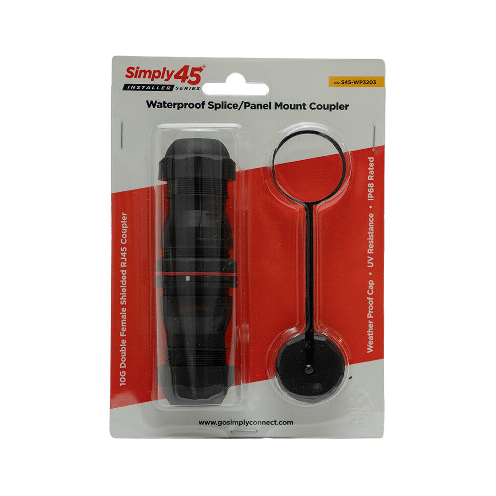 S45-WP3203 – Waterproof In-Line/Splice Coupler with Cap