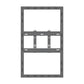 Multibrackets M Pro Series - Enclosure 43" Wall Small Black