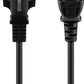 Goobay IEC Cord, 5 m, Black