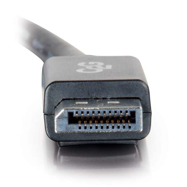 C2G 10ft (3m) DisplayPortTM Cable with Latches 4K 60Hz UHD M/M - Black