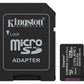 Kingston 128GB microSDXC Canvas Select Plus Gen3 150MB/s A1 Card + Adapter
