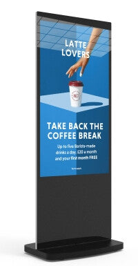 L50HD9B50" Android Freestanding Digital Poster, Black
