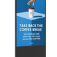 L55HD9B 55" Android Freestanding Digital Poster, Black