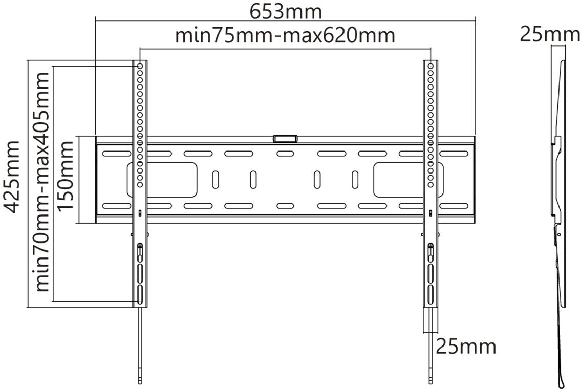TV wall mount Pro FIXED (L)