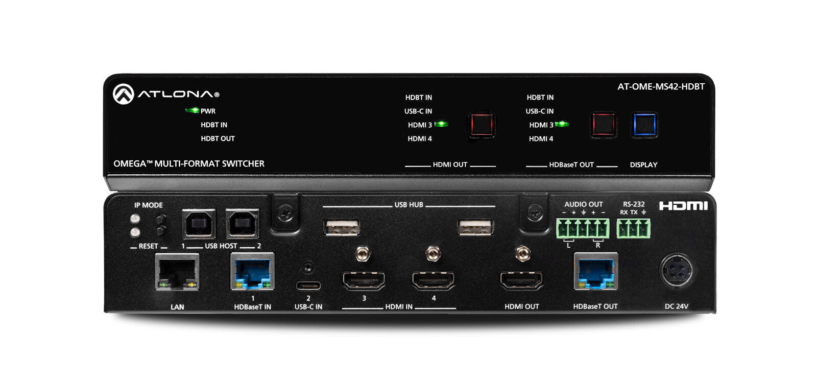 Omega 4x2 Matrix Switcher HDBT + USB – Intersign