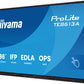 iiyama TE8613A-B1AG Signage Display Interactive flat panel 2.17 m (85.6") Wi-Fi 500 cd/m² 4K Ultra HD Black Touchscreen Built-in processor Android 18/7