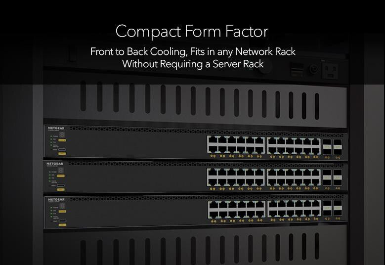 NETGEAR XSM4328FV Managed L3 1U Black