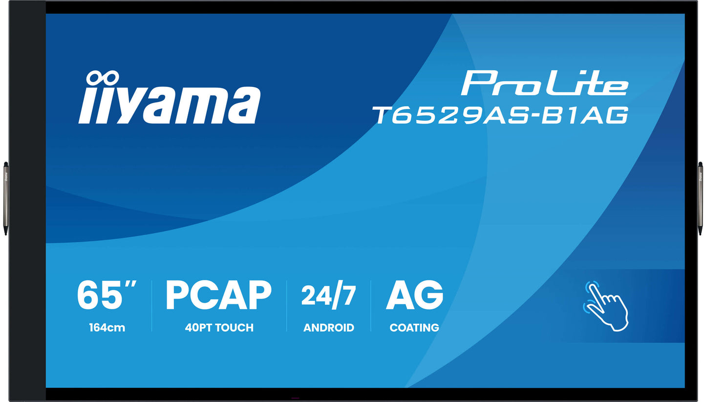 iiyama 65" All-in-One PCAP Interactive Display for Smart Collaboration Spaces