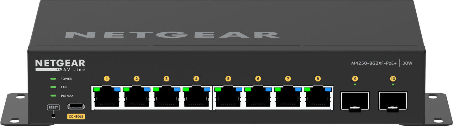 Netgear 8x1G PoE+ 220W and 2xSFP+ Managed Switch