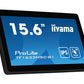iiyama ProLite TF1633MSC-B1 computer monitor 39.6 cm (15.6") 1920 x 1080 pixels Full HD Touchscreen Black
