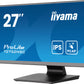 iiyama ProLite 27” Optical Bonded PCAP 10pt touchscreen monitor with IPS panel technology, edge-to-edge glass design and Anti-Glare coating