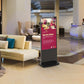 L55HD9B 55" Android Freestanding Digital Poster, Black