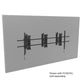 Chief Ultrawide Micro-Adjustable Static Wall Mount, Extra-Large Kit