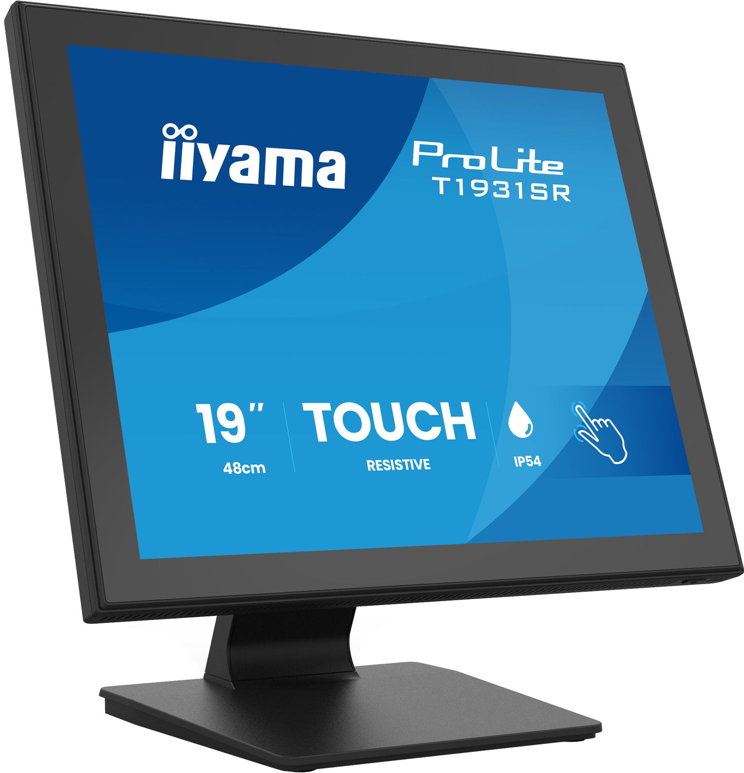 iiyama ProLite T1931SR-B2S computer monitor 48.3 cm (19") 1280 x 1024 pixels SXGA LCD Touchscreen Table Black