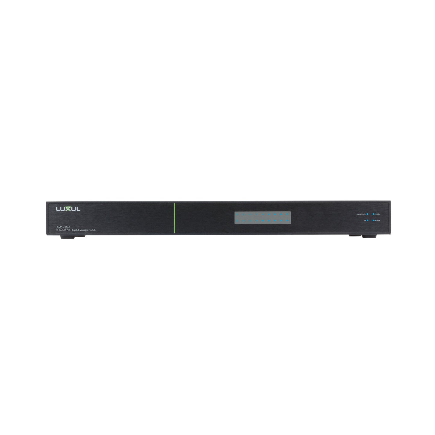 Luxul AV Series 18-Port Gigabit PoE+ L2/L3 Managed Switch with EU Power Cord