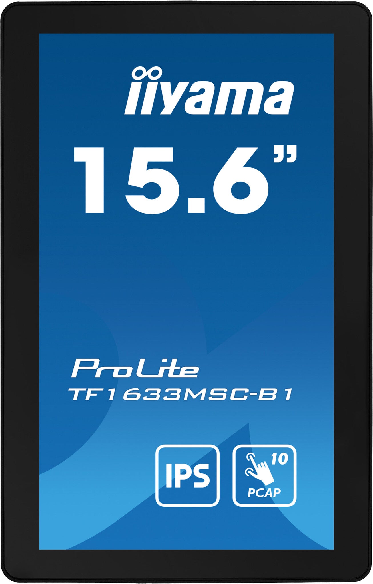 iiyama ProLite 15.6" PCAP 10 points multi-touch open frame monitor with edge-to-edge glass and IPS panel technology