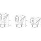 Nexmosphere X-Snapper stand, low 45´ (package 10pcs)