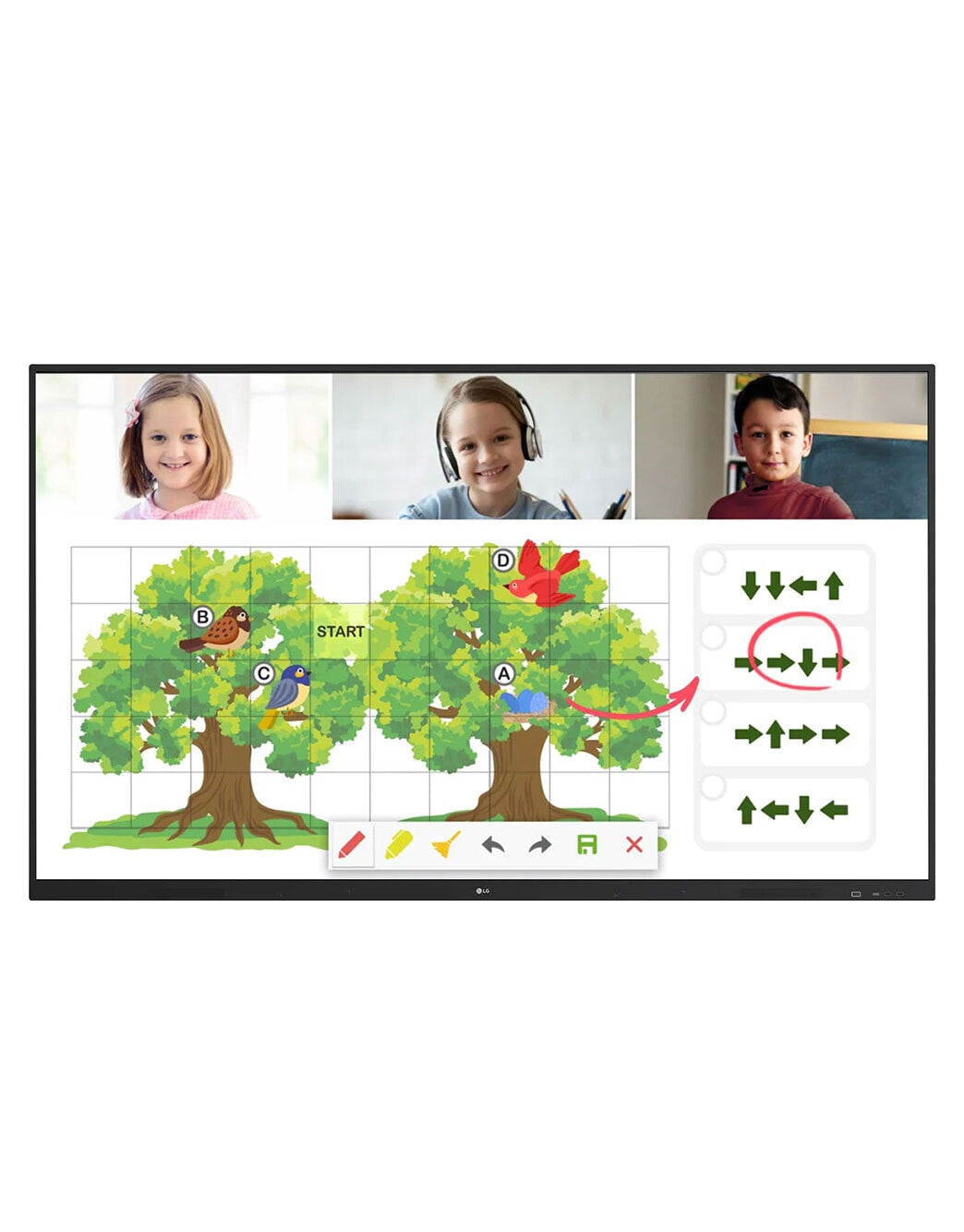 LG 65TR3DJ-B interactive whiteboard 165.1 cm (65") 3840 x 2160 pixels Touchscreen Black