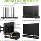 Techly Universal Wall Mount Soundbar Bracket Max VESA 600x400