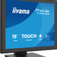 iiyama ProLite T1931SR-B2S computer monitor 48.3 cm (19") 1280 x 1024 pixels SXGA LCD Touchscreen Table Black