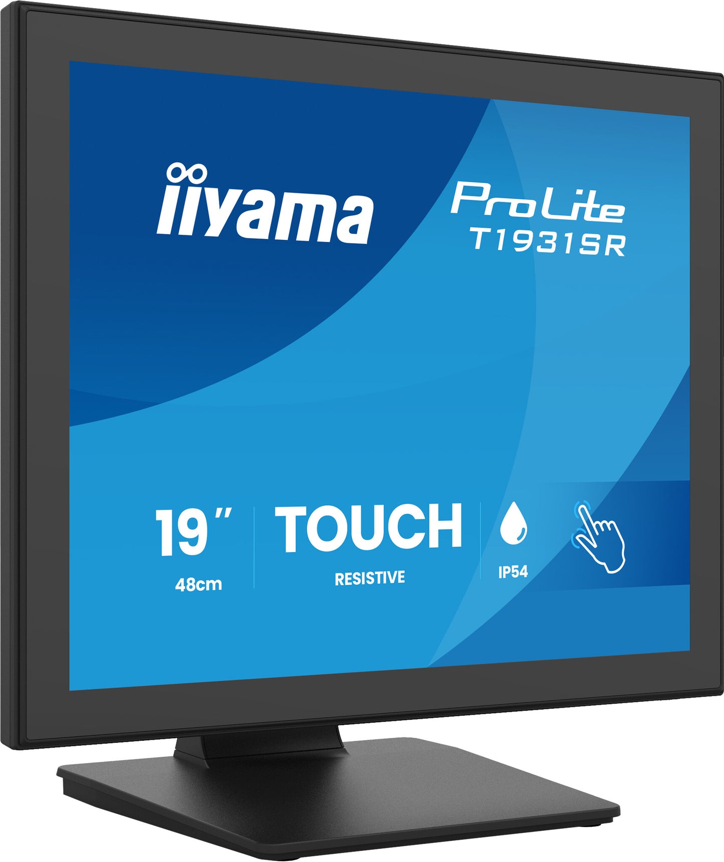iiyama ProLite T1931SR-B2S computer monitor 48.3 cm (19") 1280 x 1024 pixels SXGA LCD Touchscreen Table Black
