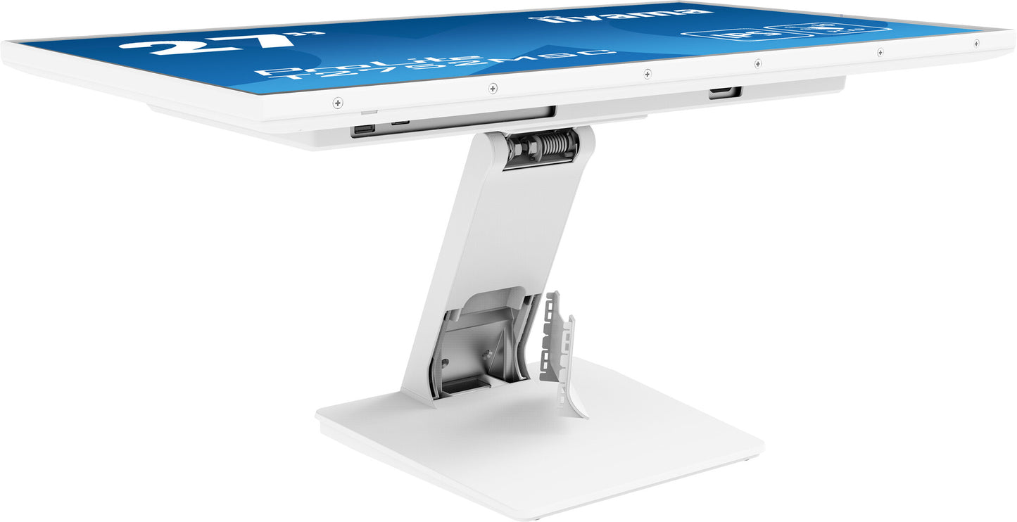 27" WHITE IPS Optical Bonded PCAP, 10P Touch with Anti-Finger print coating, 1920x1080, Flat Bezel F